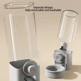 1.2L Automatic Pet Feeder Cage Hanging Bowl, Suitable For Small Puppy Cat Rabbit Food Container Dispenser Bowl