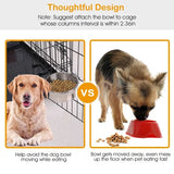 Detachable Pet Cage Food Water Bowl With Clamp Holder