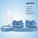 Food Basin Double Bowl Protective Cervical Spine Automatic Drinking Bowl Pet Supplies